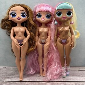 LOL Surprise OMG - MGA Entertainment DOLL LOT Of 3 - Nude